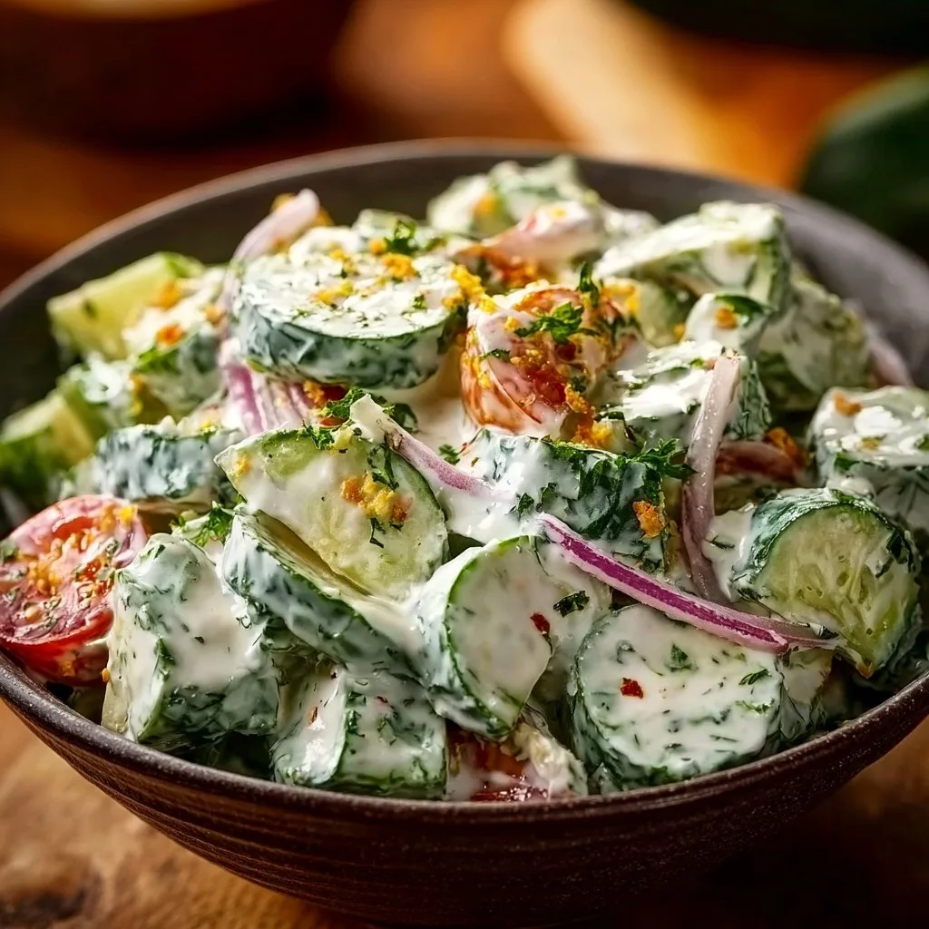 Cucumber Ranch Crack Salad