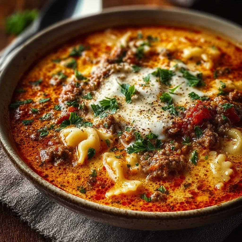 Creamy Lasagna Soup
