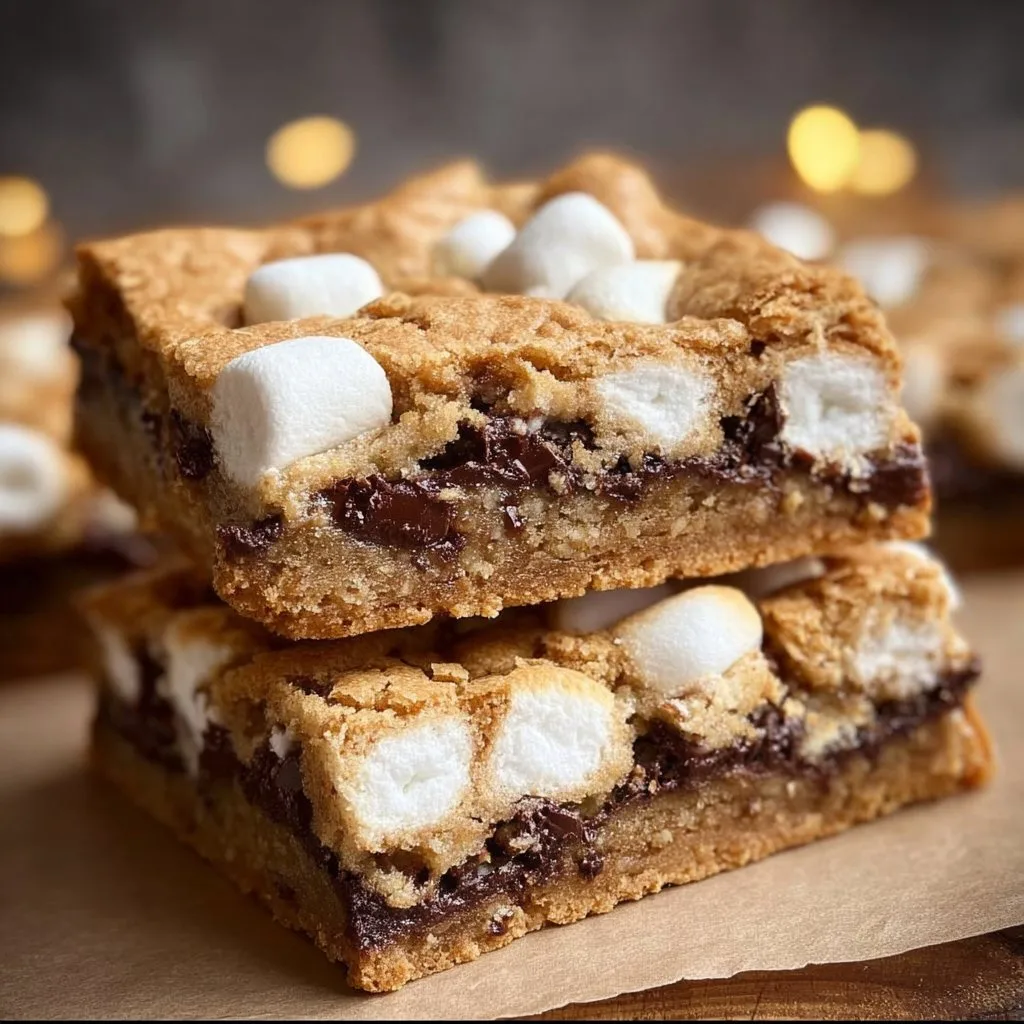 S’mores Cookie Bars