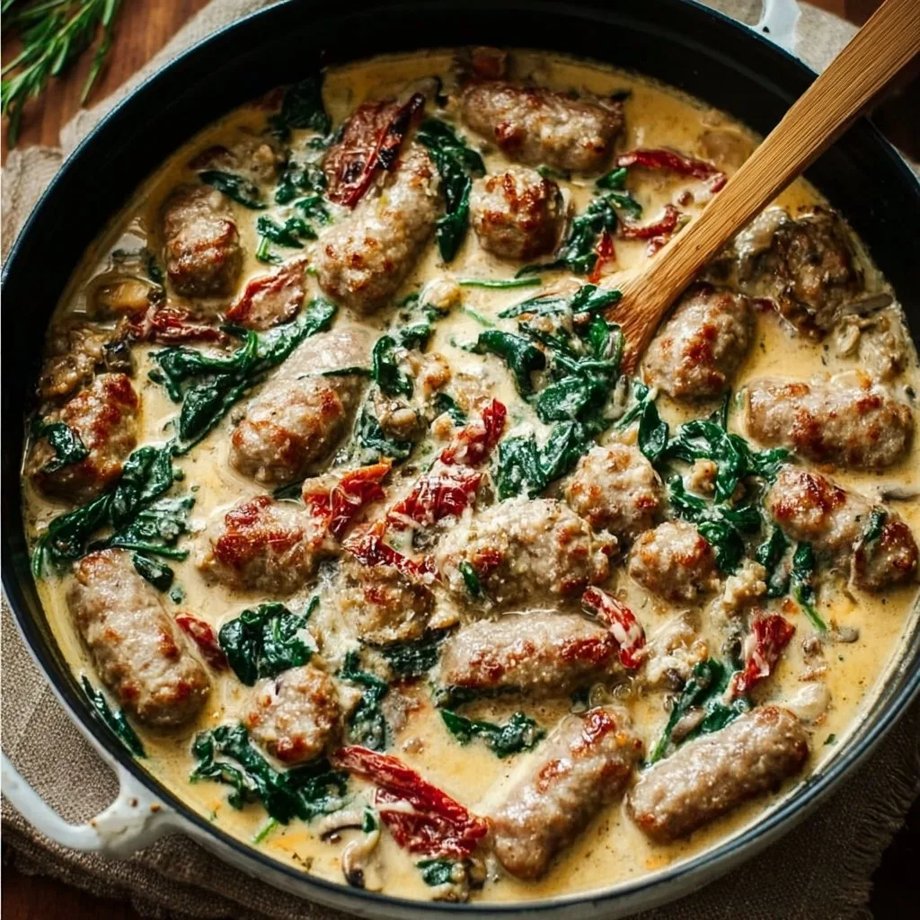 Transform Dinner with Keto Creamy Tuscan Sausage Recipe Today!