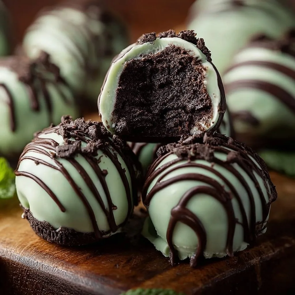 Mint Oreo Truffles