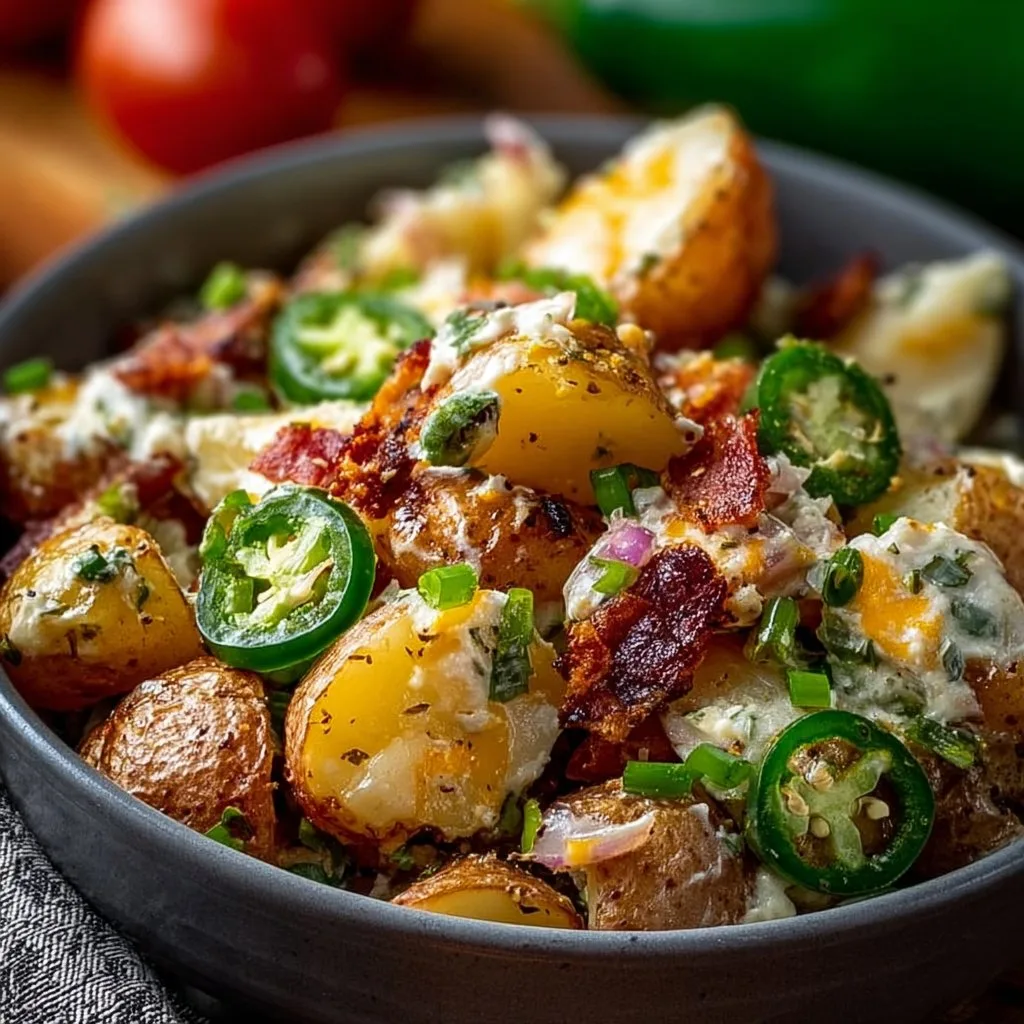 Jalapeño Popper Roasted Potato Salad 4 Jalapeño Popper Roasted Potato Salad