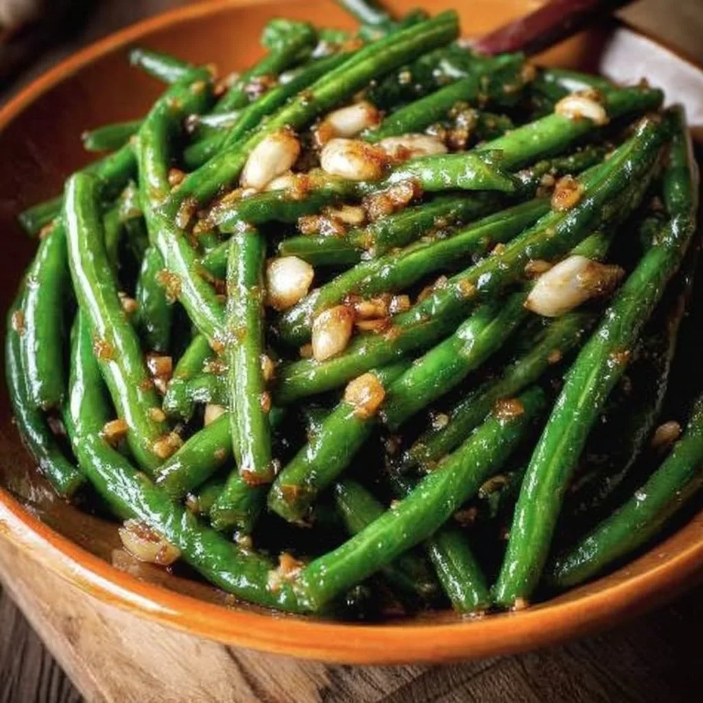 Chinese Green Beans with Garlic Sauce