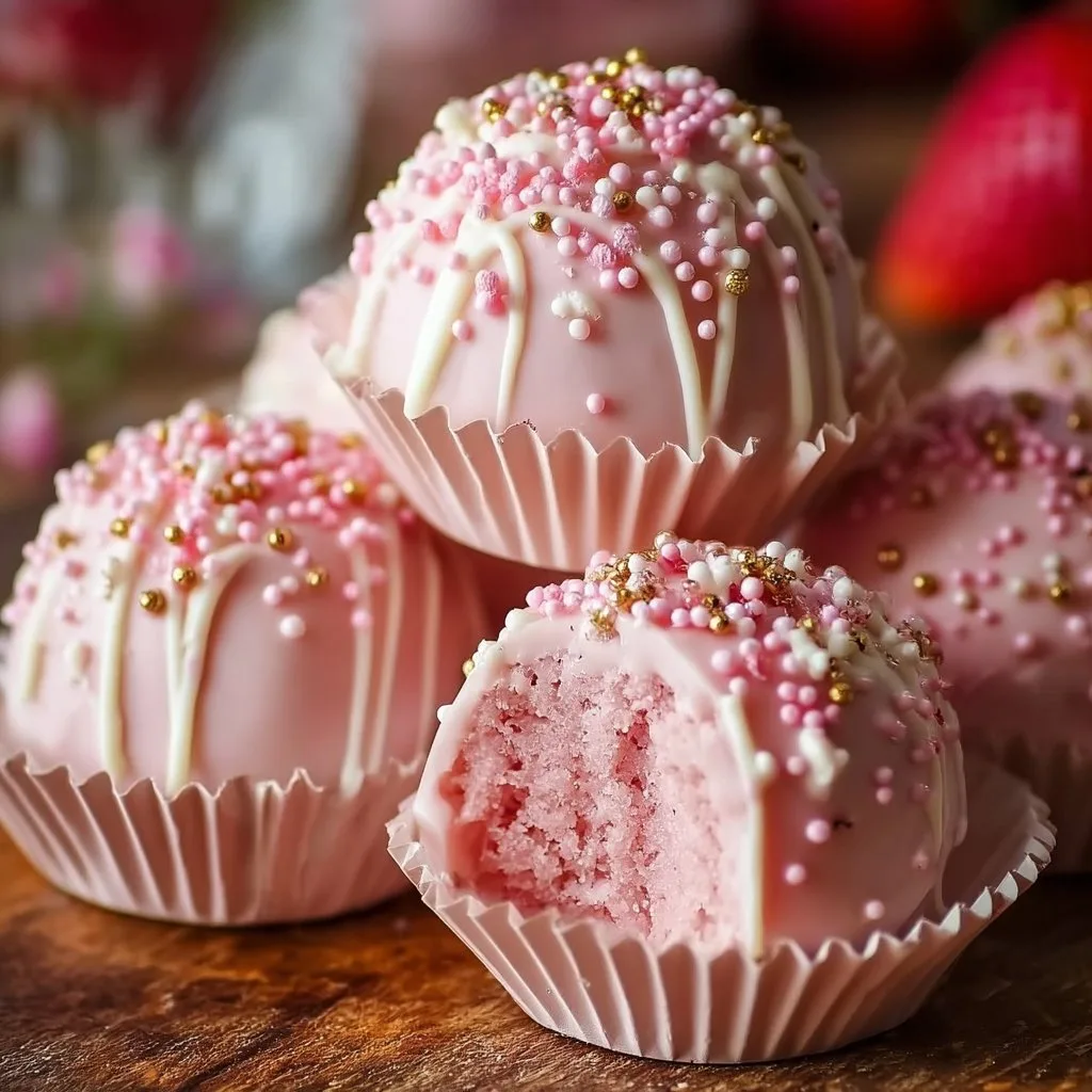 Creamy Strawberry Truffles That Melt in Your Mouth