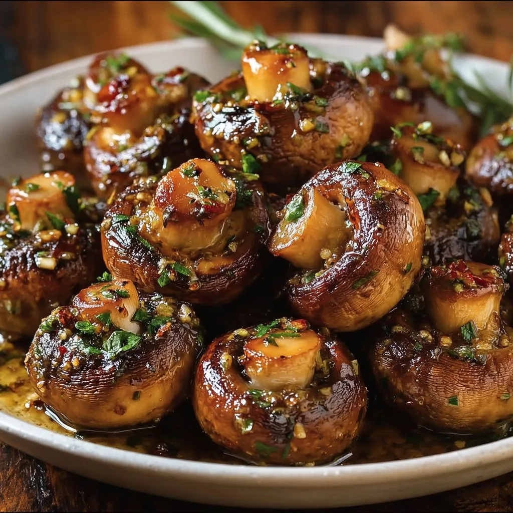 Steakhouse Garlic Butter Mushrooms 4 Steakhouse Garlic Butter Mushrooms