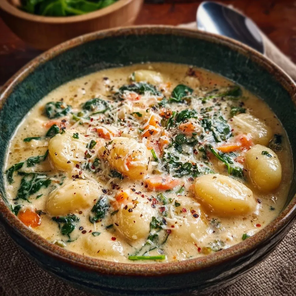 Creamy Vegetarian Gnocchi Soup