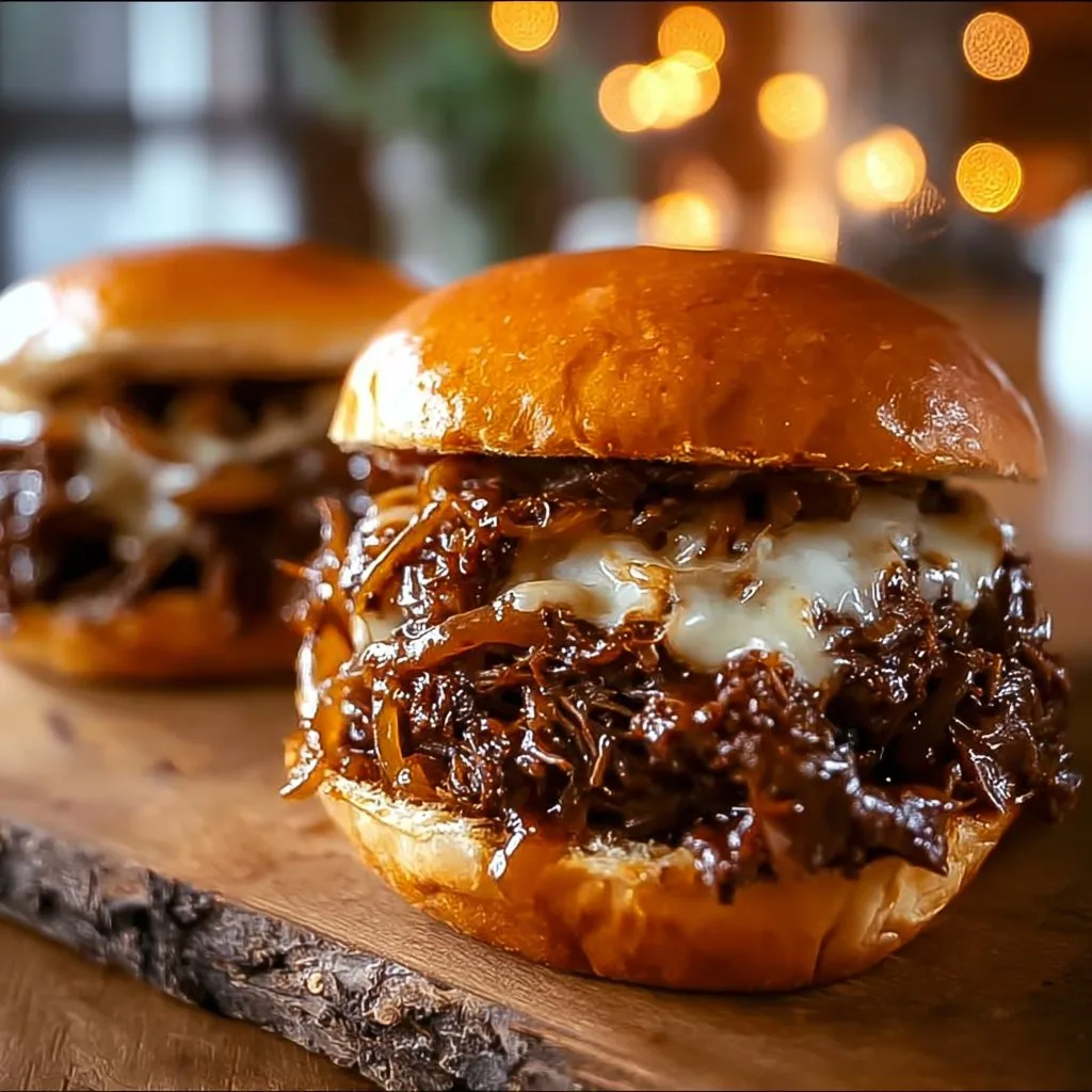 French Onion Beef Sloppy Joes