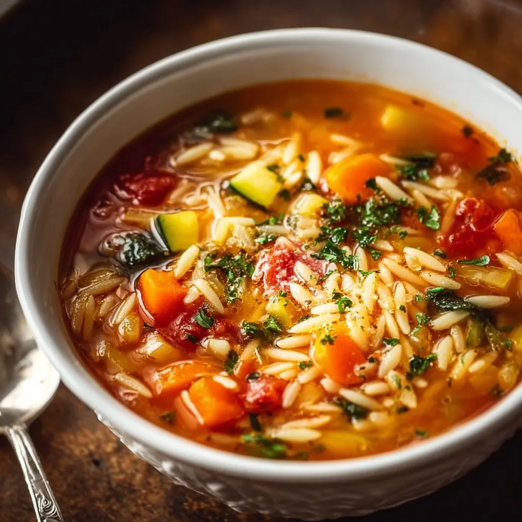 Vegetable Orzo Soup