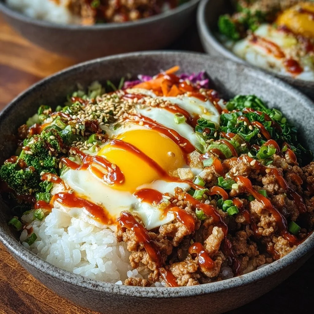 Bang Bang Ground Turkey Rice Bowls