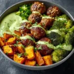 barbecue meatball bowls with avocado goddess sauce 2026 01 08 124225 512x484 1