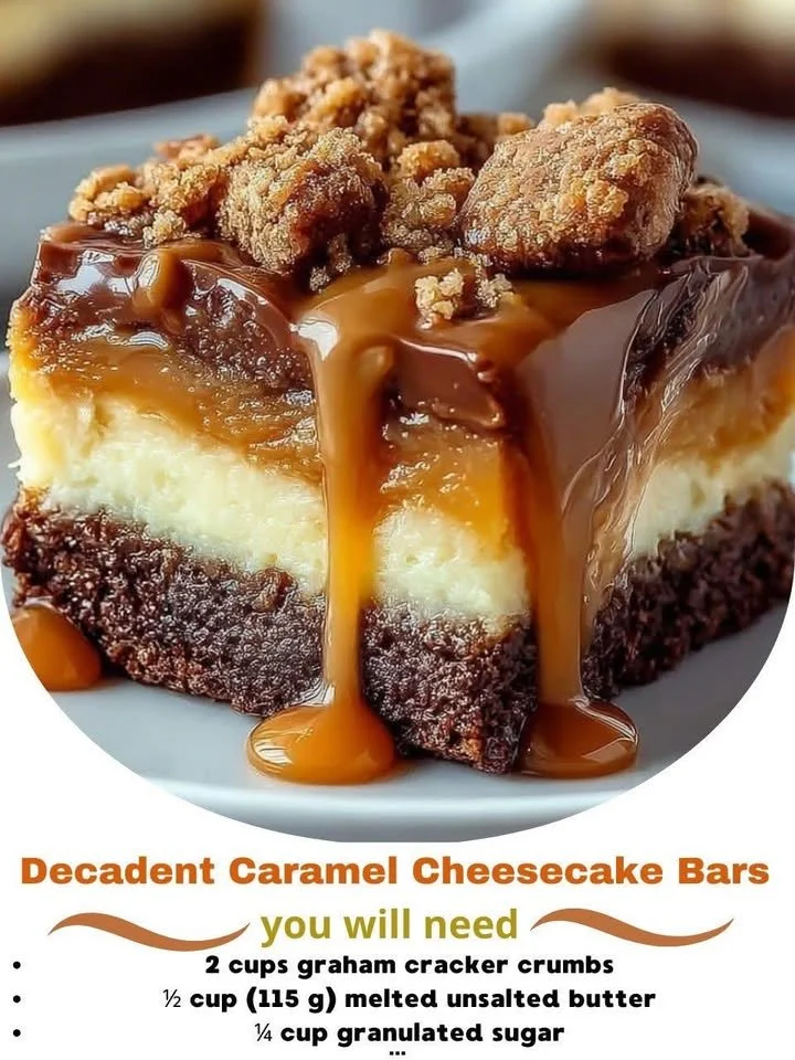 Caramel Cheesecake Bars