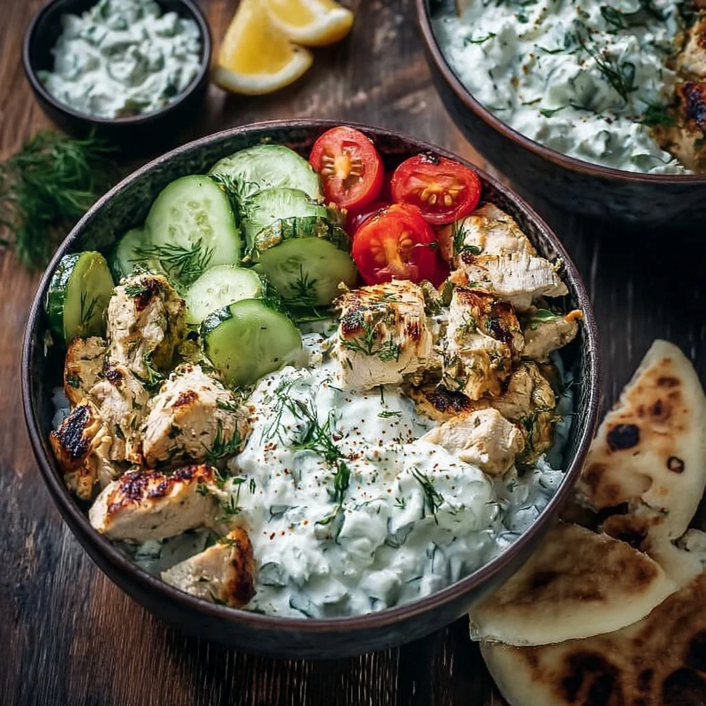 Chicken Tzatziki Bowls