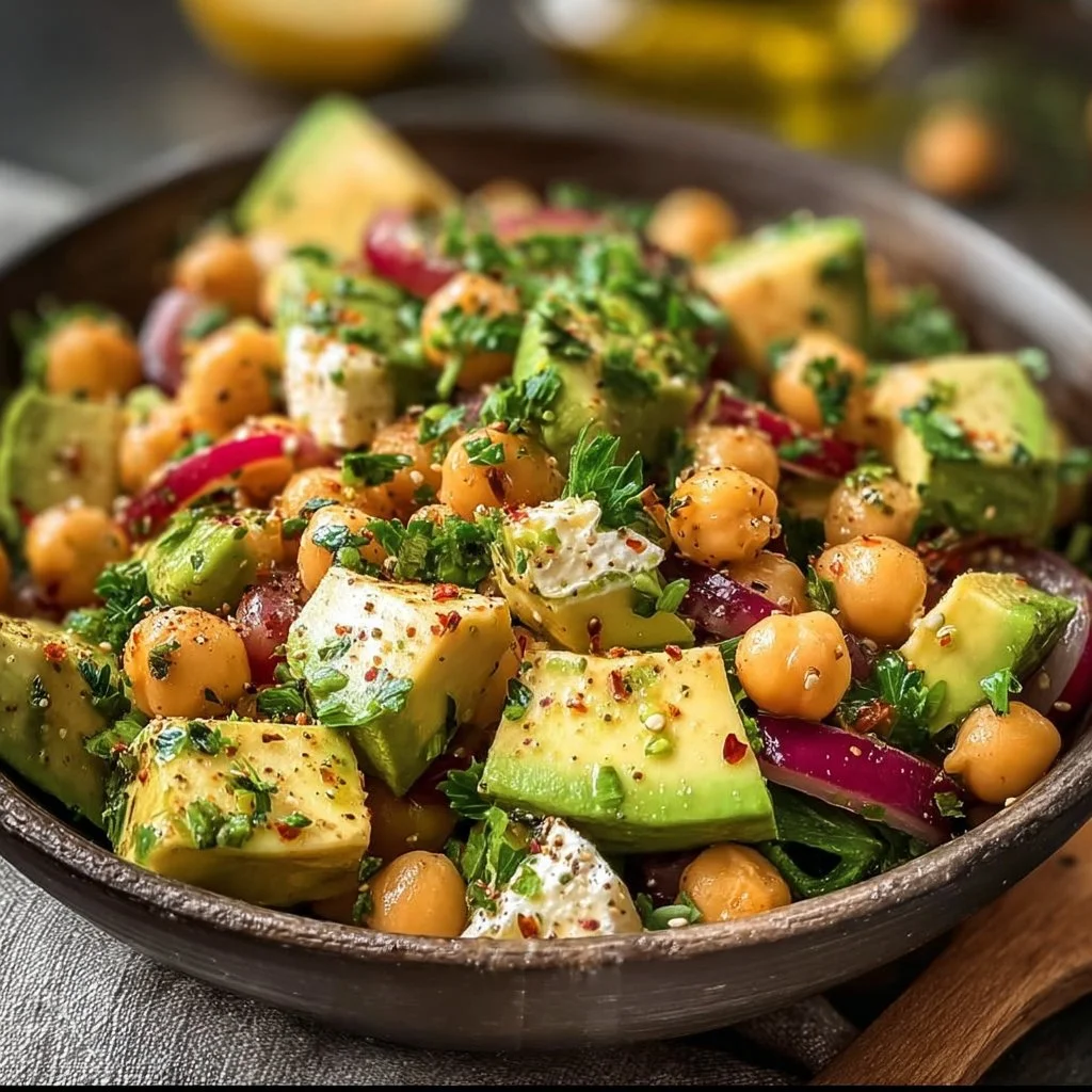 Chickpea Avocado Salad