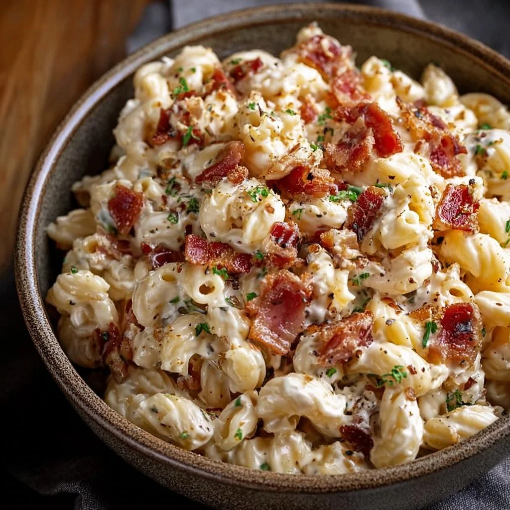 Creamy Bacon Cheddar Ranch Pasta Salad You’ll Love This Recipe