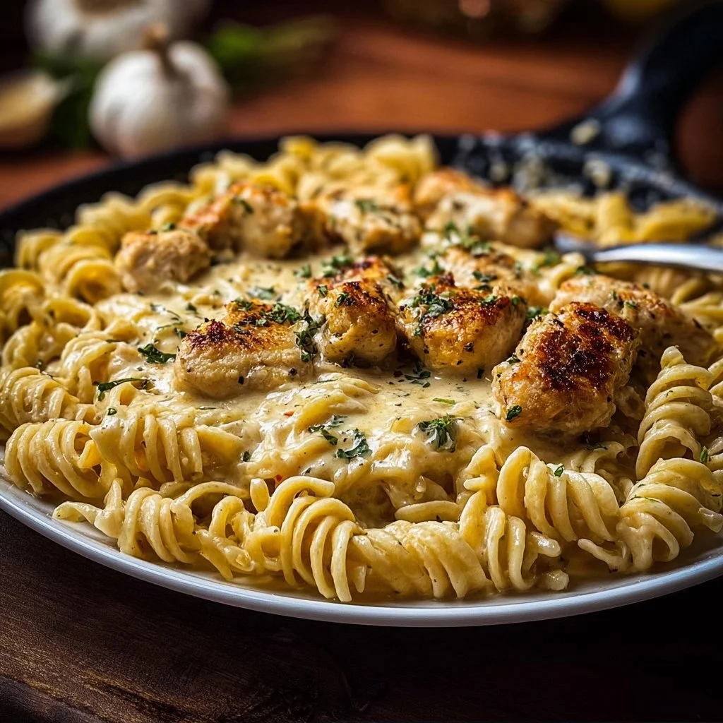 Creamy Garlic Parmesan Chicken Pasta