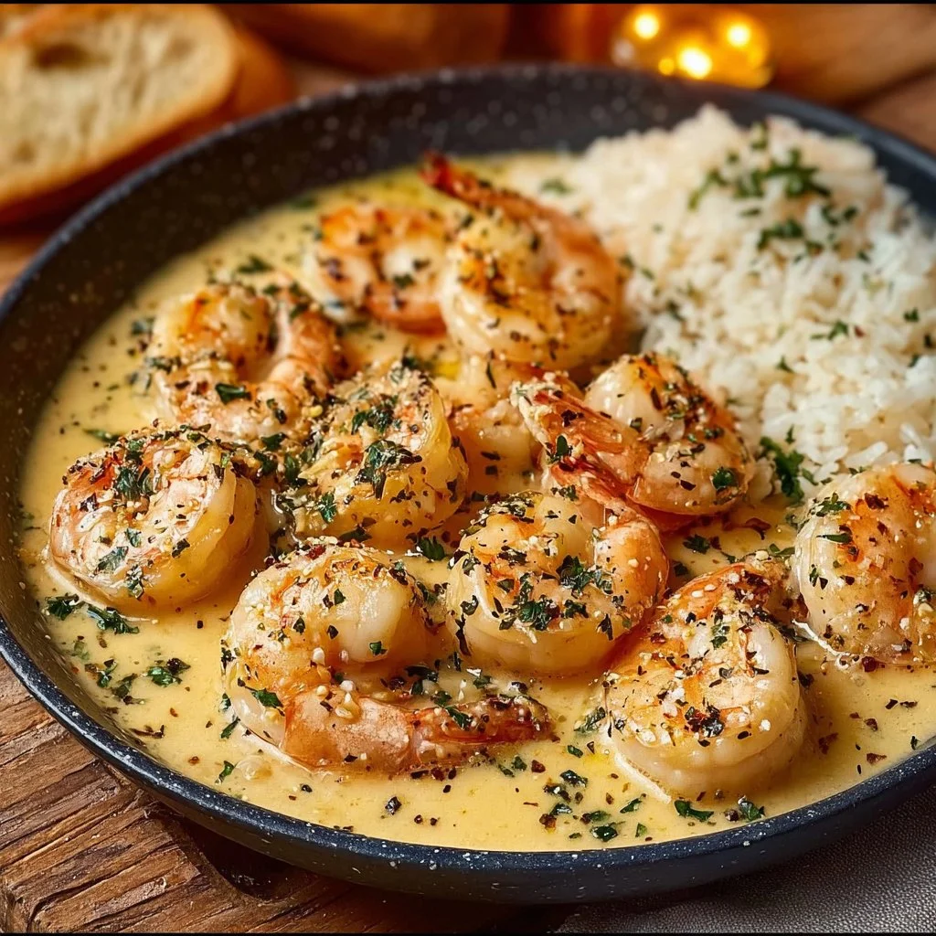 Creamy Garlic Shrimp