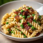 creamy pasta with sweet peas and crispy pancetta 2026 01 07 122401 512x512 1