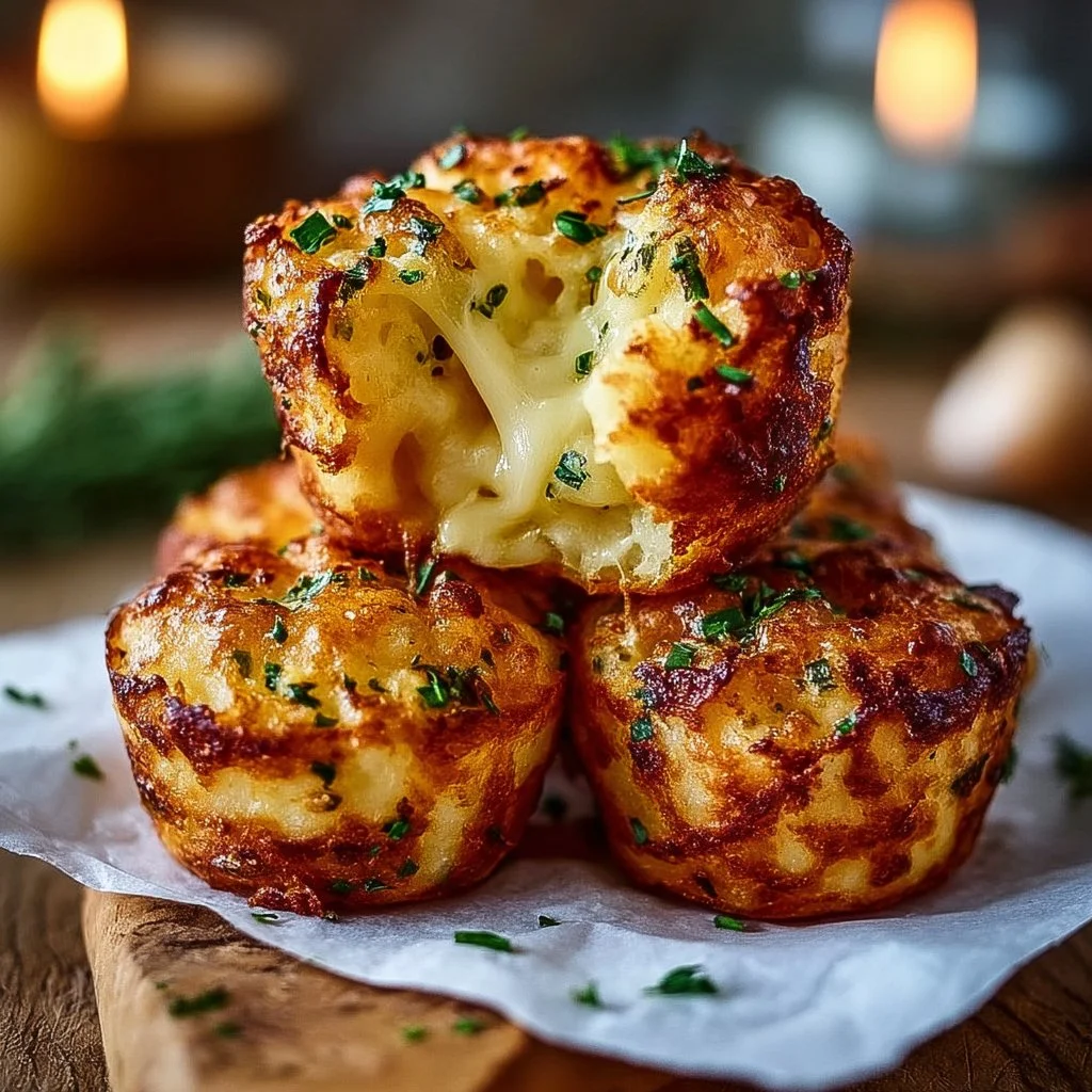 Crispy Cheesy Mashed Potato Bites