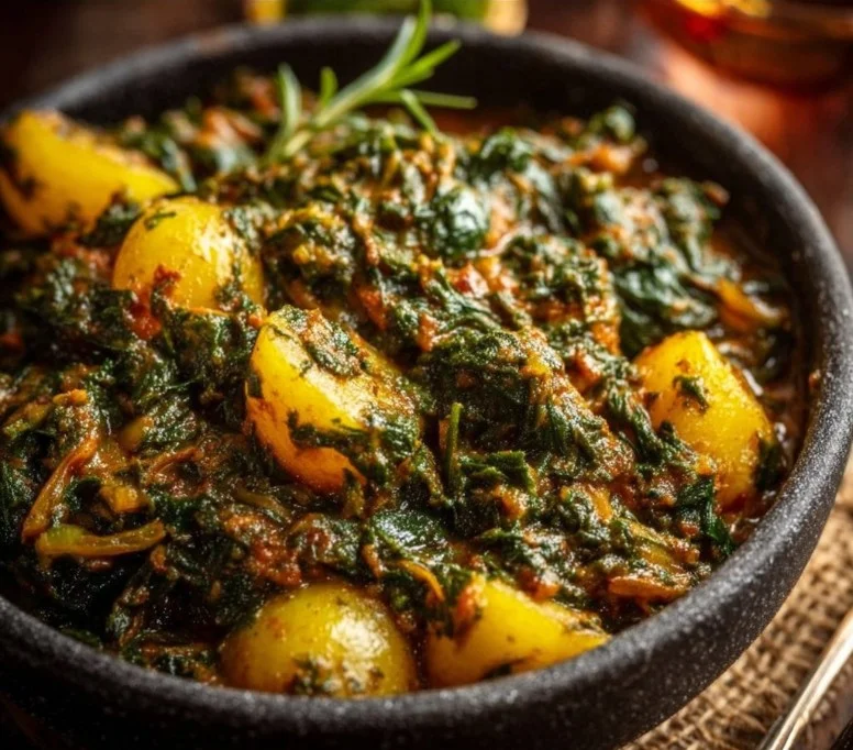 Easy Spinach and Potato