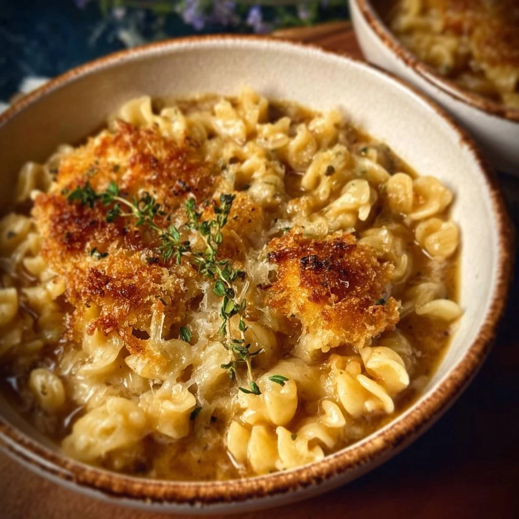 French Onion Soup Pasta Recipe