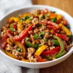 ground turkey and bell peppers stir fry 2026 01 17 125127 512x512 1