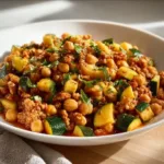 ground turkey zucchini chickpea skillet 2026 01 07 122400 512x512 1