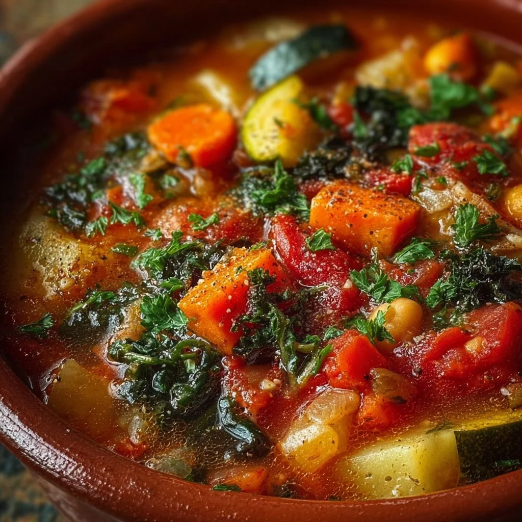 Hearty Mediterranean Vegetable Soup