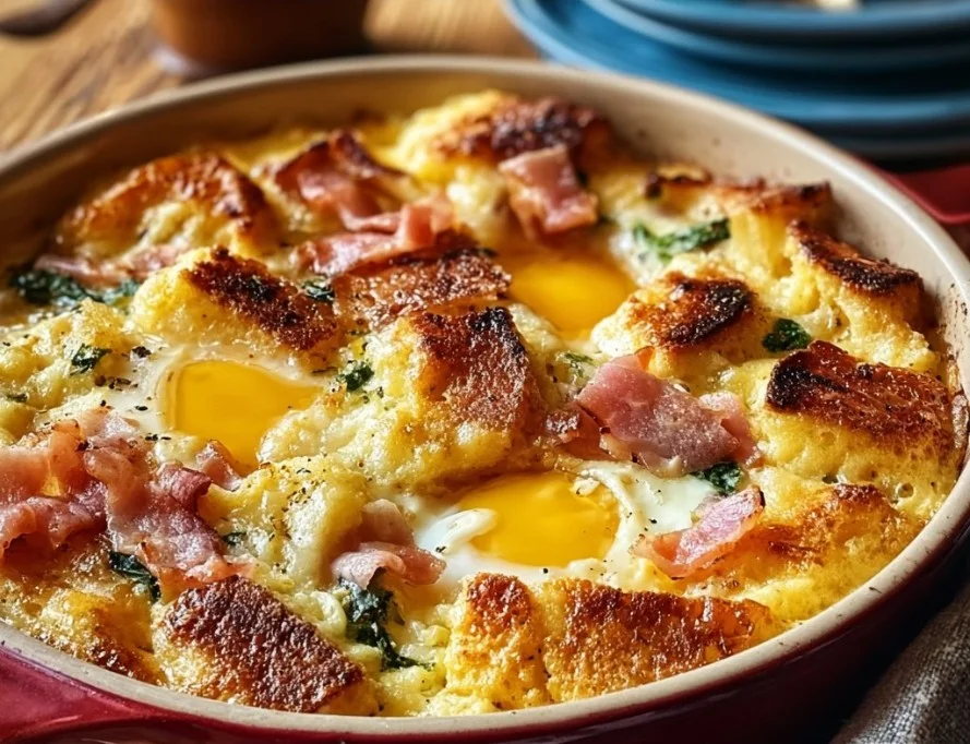 Joanna Gaines Eggs Benedict Casserole