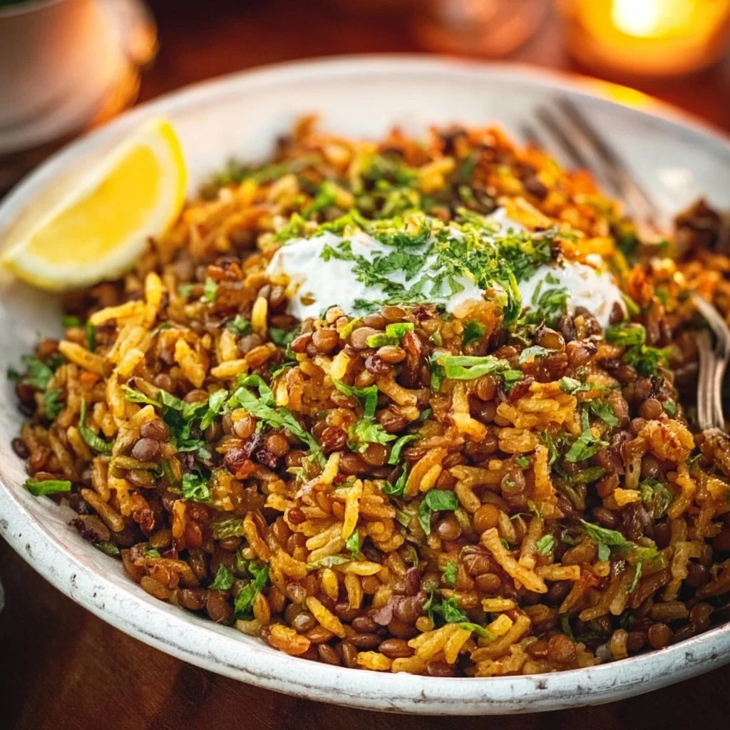 Mujadara (Lentils and Rice)