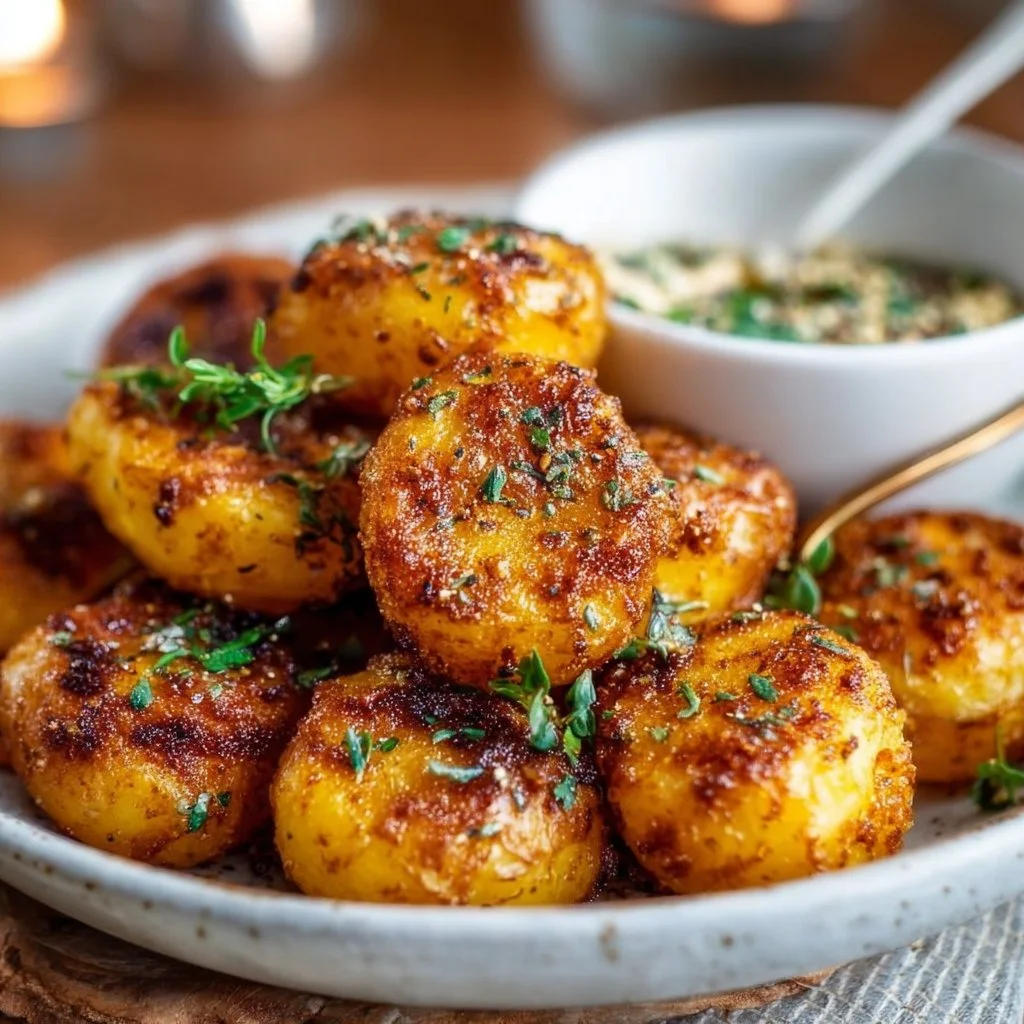 Mustard Potato Poppers Recipe
