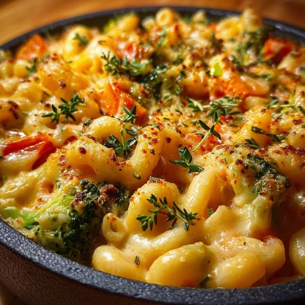One Pot Veggie Mac and Cheese