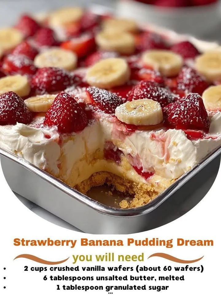 Strawberry Banana Pudding Dream