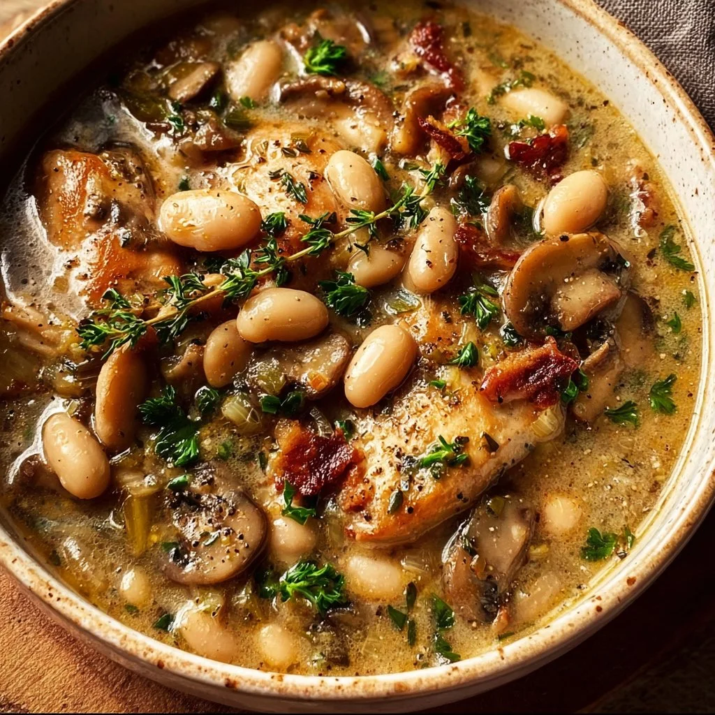White Bean Mushroom Stew