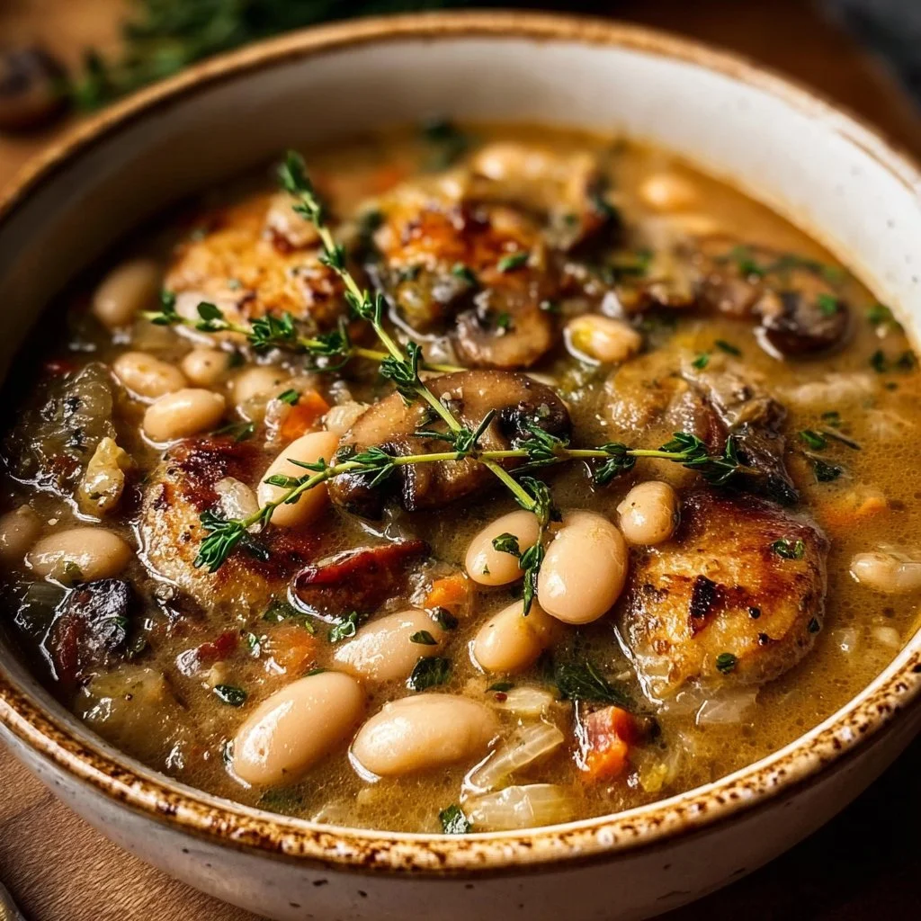 White Bean Mushroom Stew