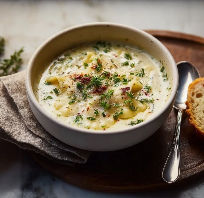 White Lasagna Soup