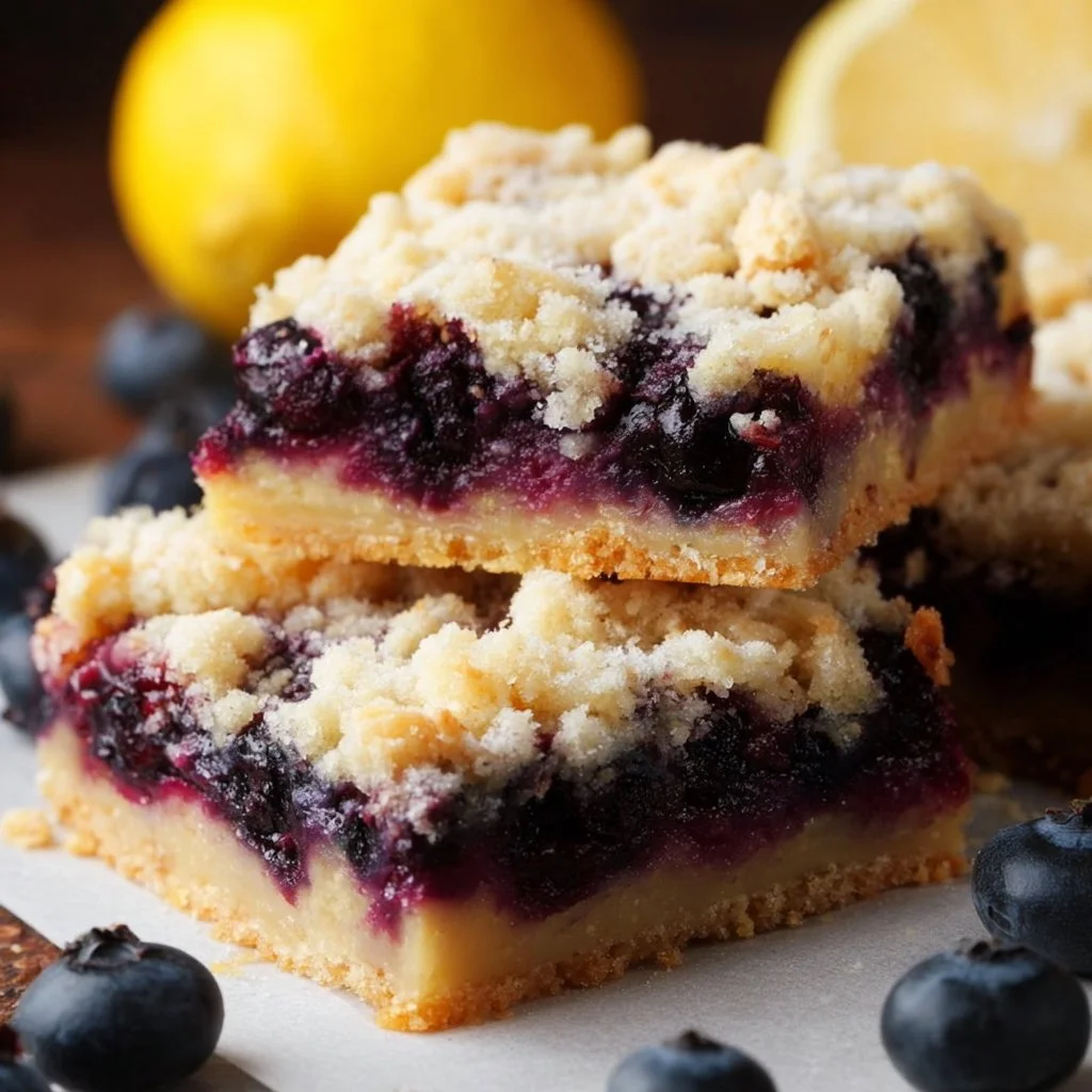 Blueberry Lemon Pie Bars