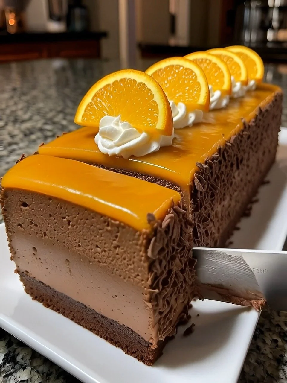 Chocolate Orange Mousse Cake