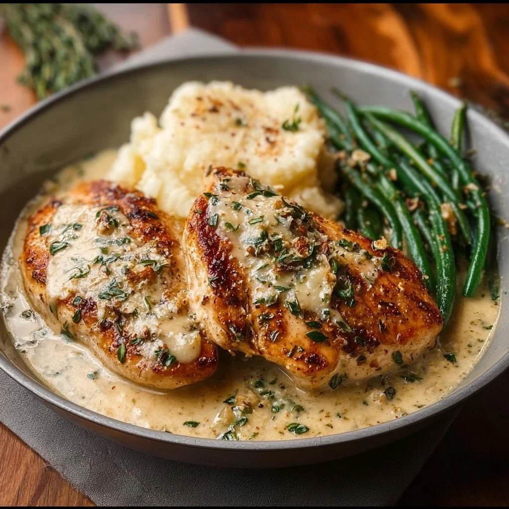Creamy Garlic Parmesan Chicken Breast