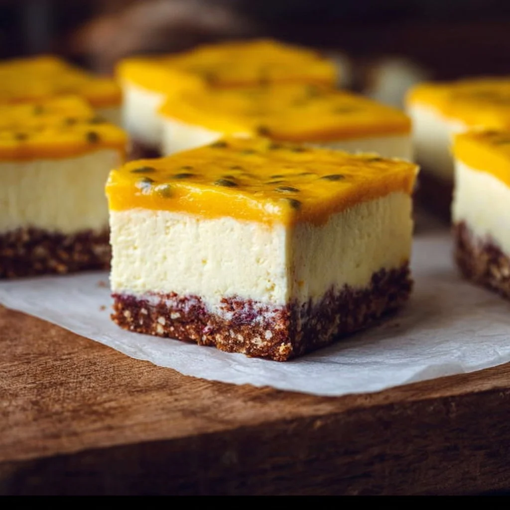 Creamy Vegan Mango Cheesecake Bars