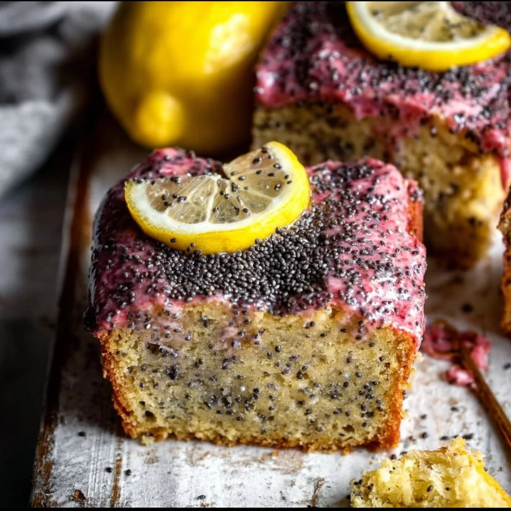 Gluten Free Lemon Poppy Seed Cake