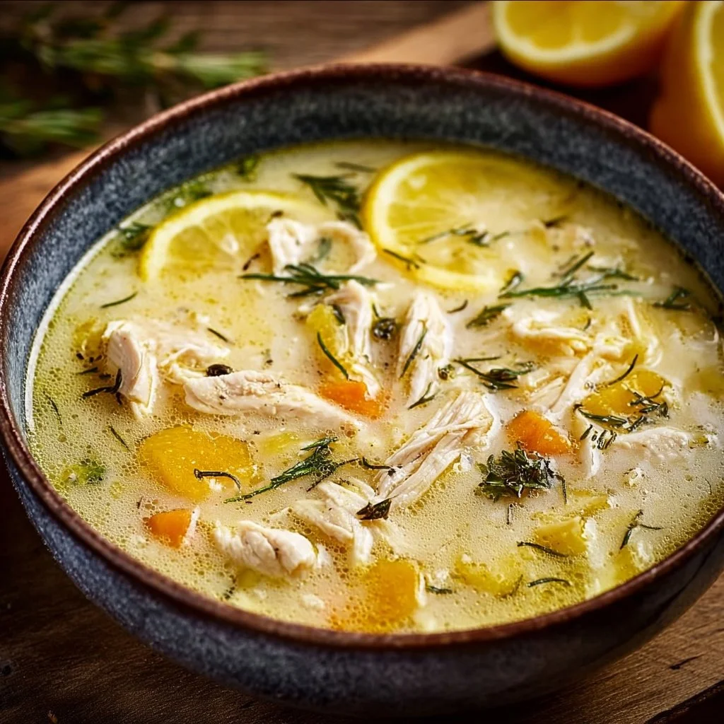 Greek Lemon Chicken Soup (Avgolemono)