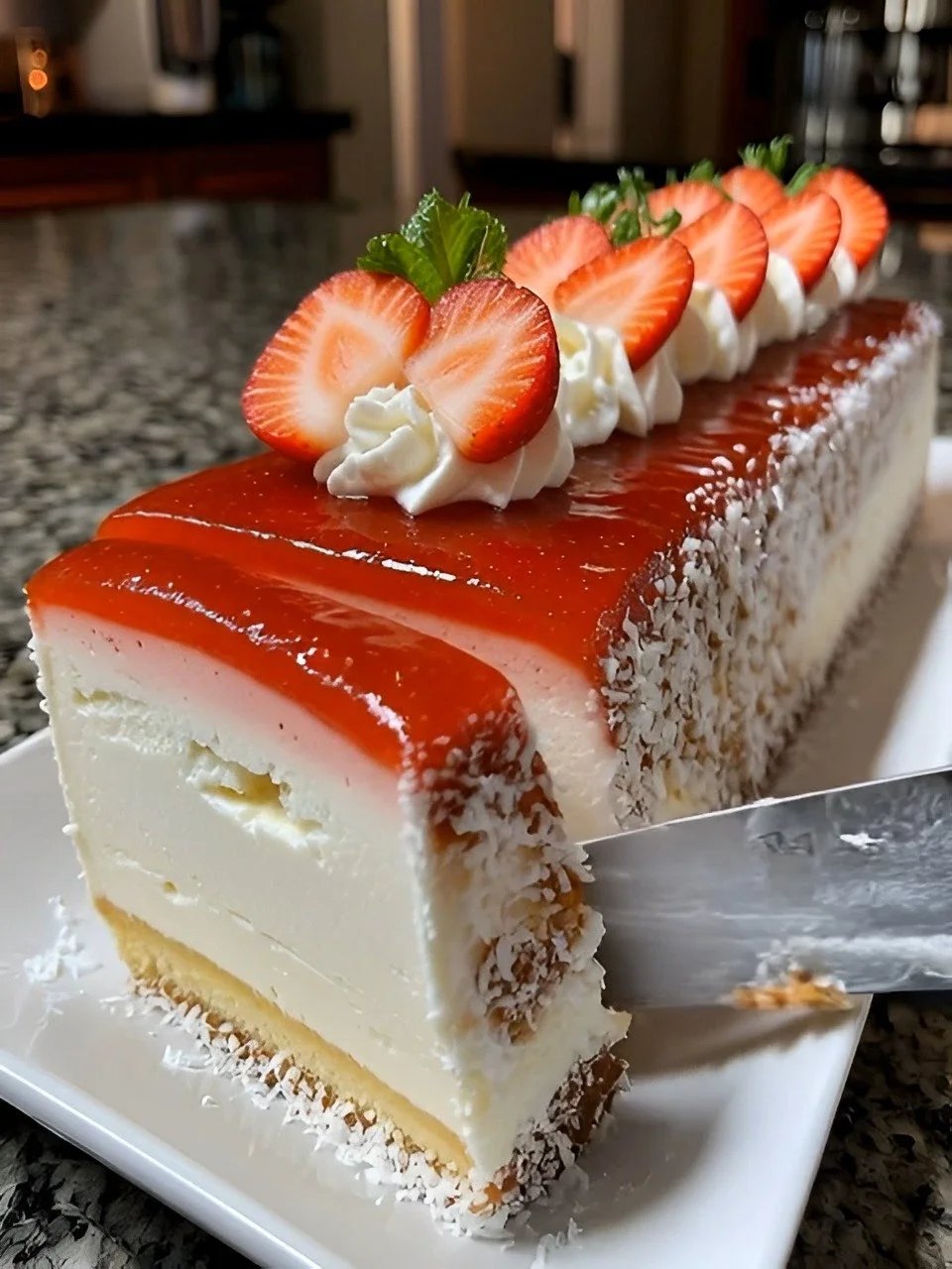 Layer Strawberry Cheesecake