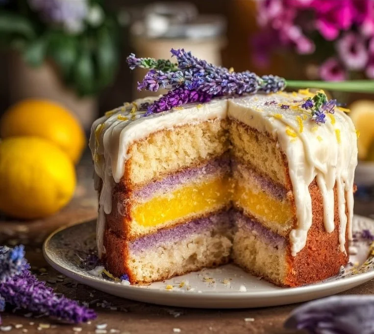 Lemon Lavender Dream Cake