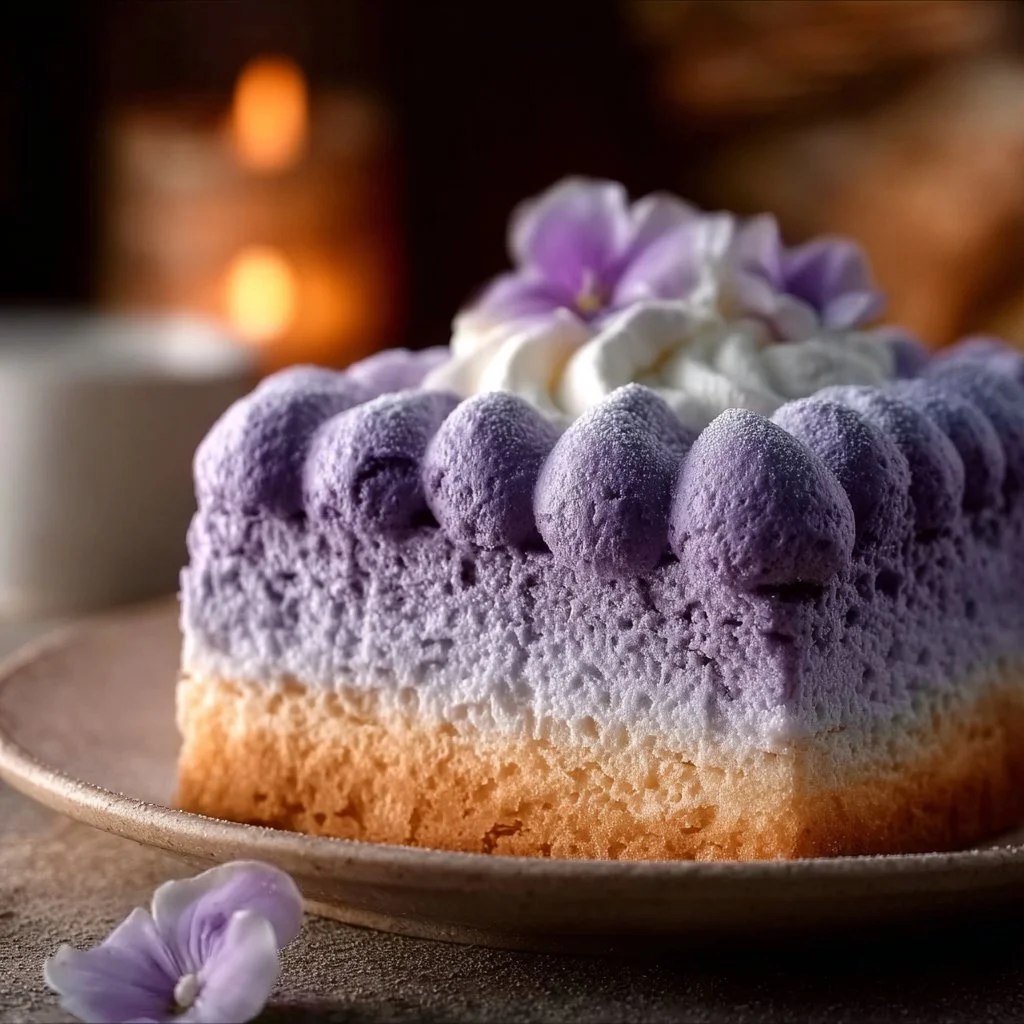 Purple Yam Cloud Cake