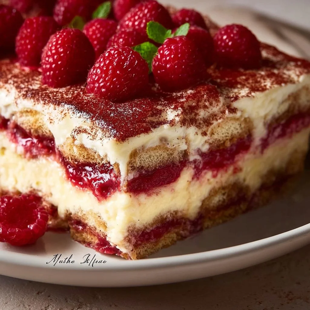Raspberry Tiramisu