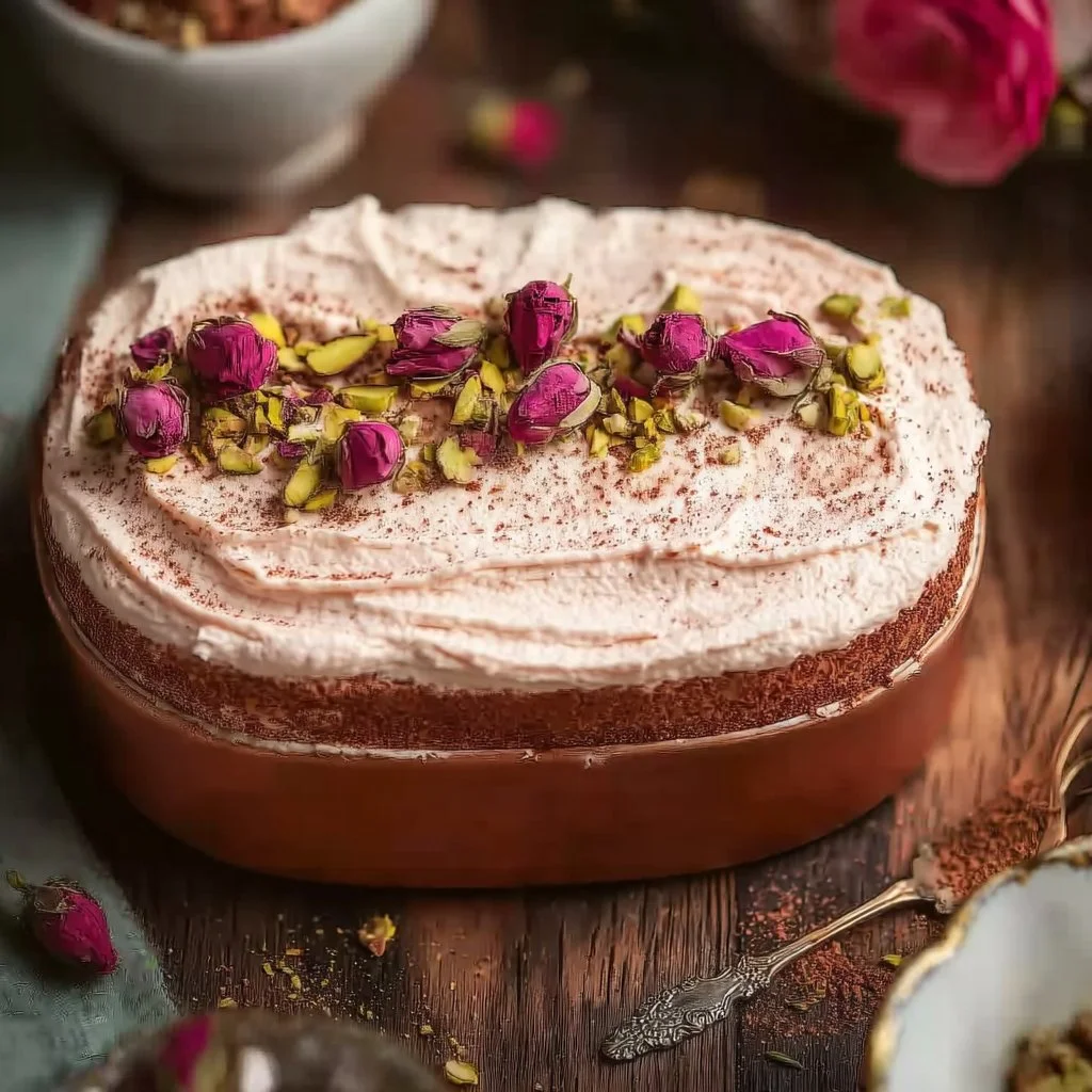 Rose Tiramisu: Indulge in This Luxurious Eggless Delight