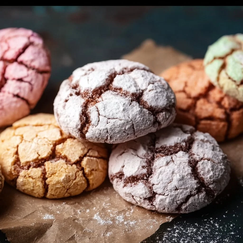Springtime Crinkle Cookies Recipe