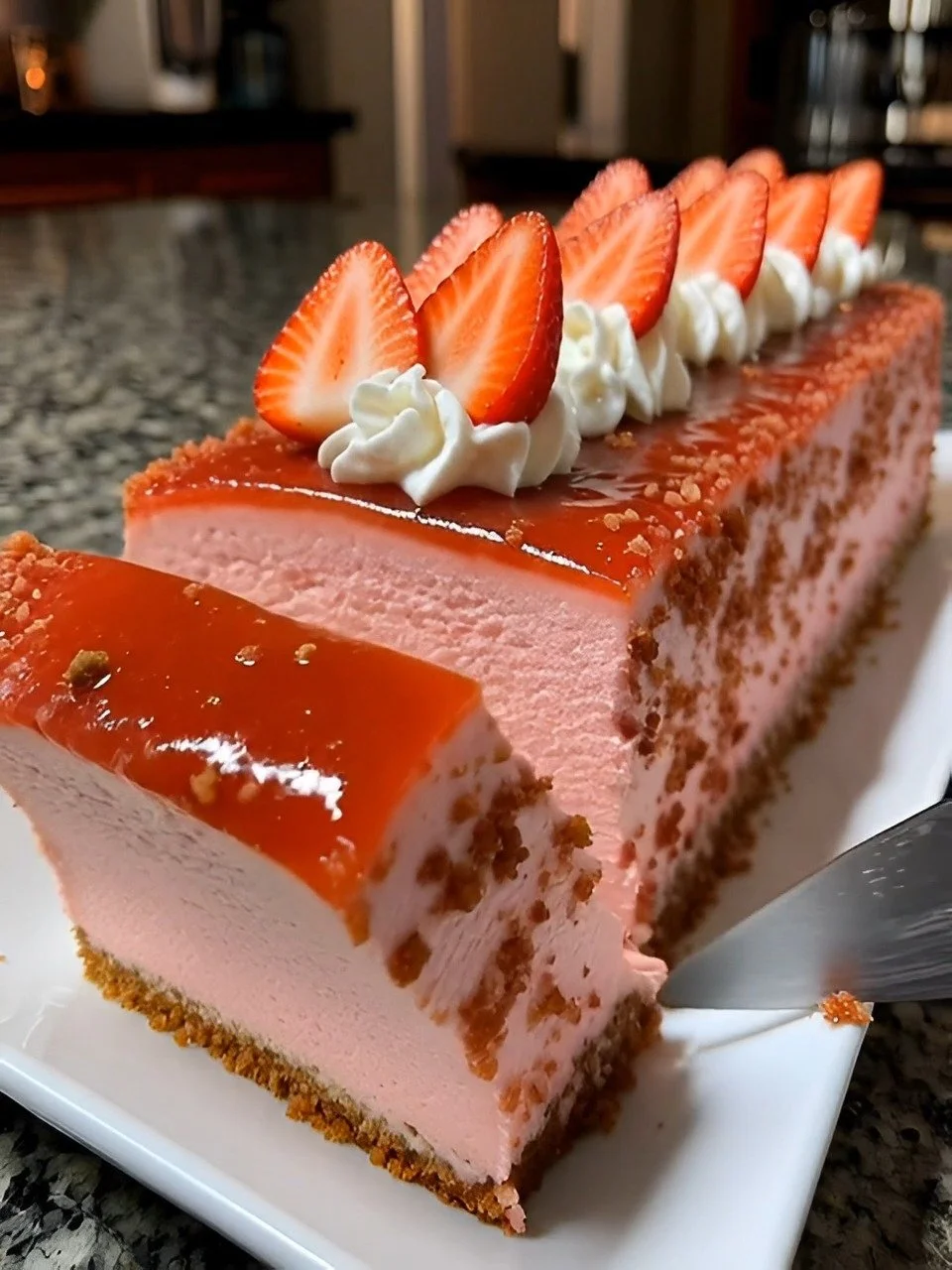 Strawberry Mousse Cake