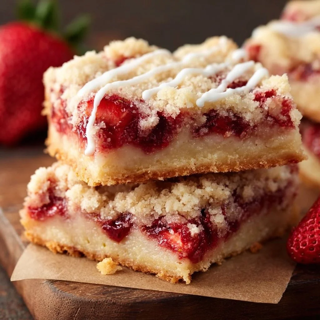 Strawberry Shortcake Bars Recipe