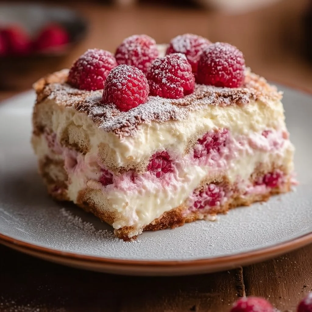 White Chocolate Raspberry Tiramisu